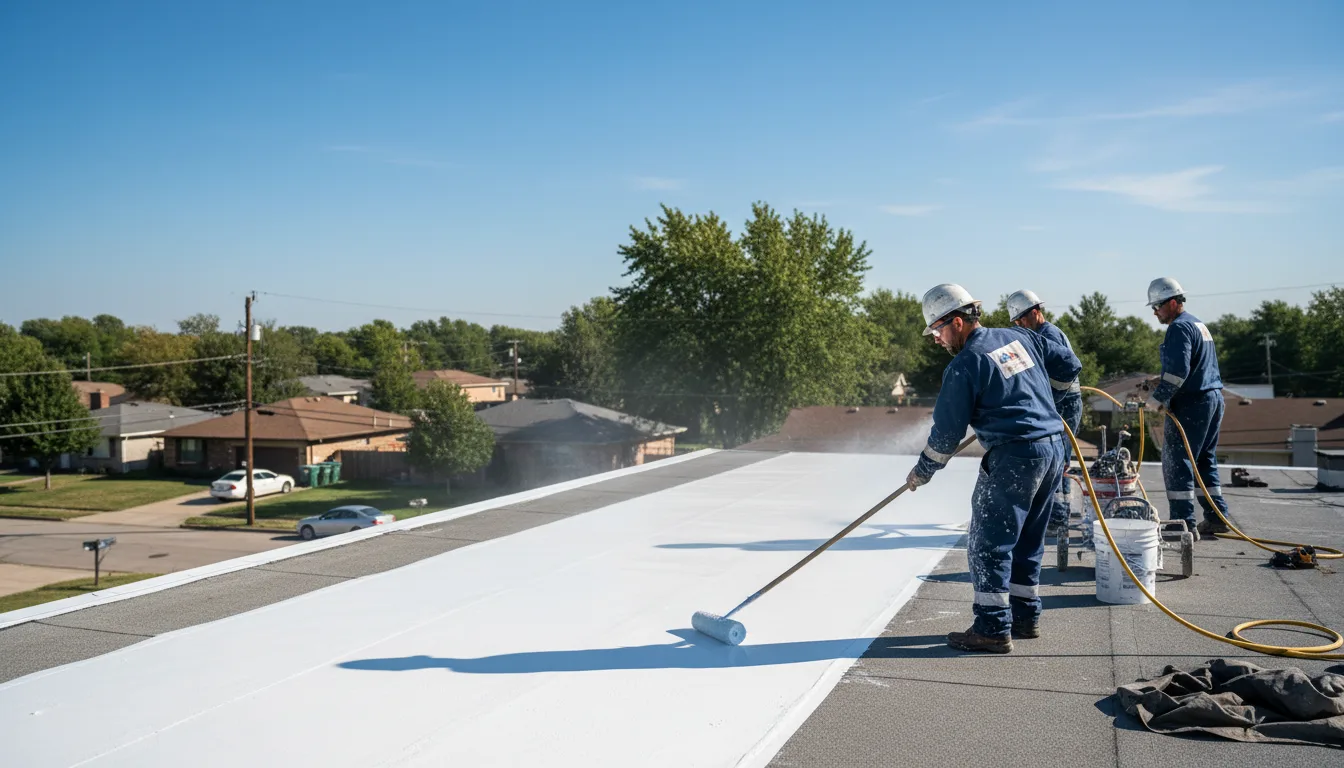 Commercial roof coating in Coraopolis, PA near me